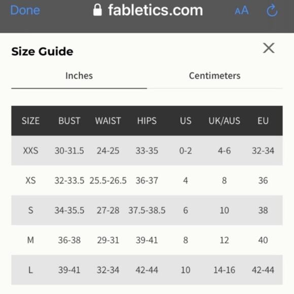 Fabletics Powerhold Mid Rise Printed Leggings Running Tights size Medium - Picture 12 of 13